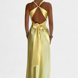 Гергана - Рокля с Увивен Талия и V-Изрез