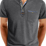 Теодора - Стилна тениска с кръгло деколте и джоб