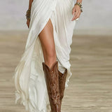 Десислава - Елегантна Плисе Midi Рокля