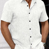 Мария - Лека риза с къс ръкав от лен