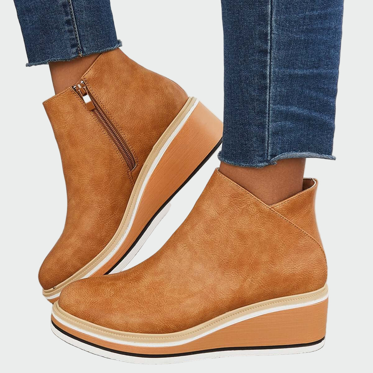 Гергана - Ортопедични кожени ботуши