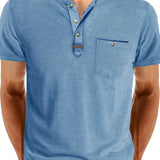 Теодора - Стилна тениска с кръгло деколте и джоб