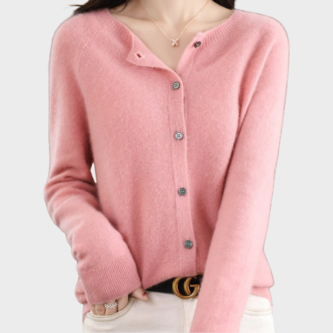 Десислава - Дамски пуловер с обло деколте