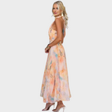 Татяна - Миди рокля Цъфтеж