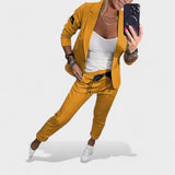 Теодора - Персонализиран комплект: мек сако и широки панталони