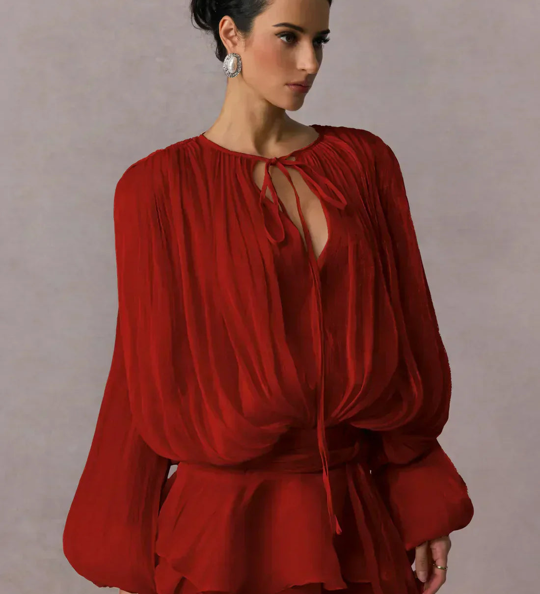 Милена - Елегантна Бохо Кратка Рокля