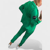 Теодора - Персонализиран комплект: мек сако и широки панталони