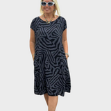 Яна - Летна рокля с кръгло деколте