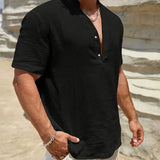 Десислава - Елегантна лятна риза с висока яка