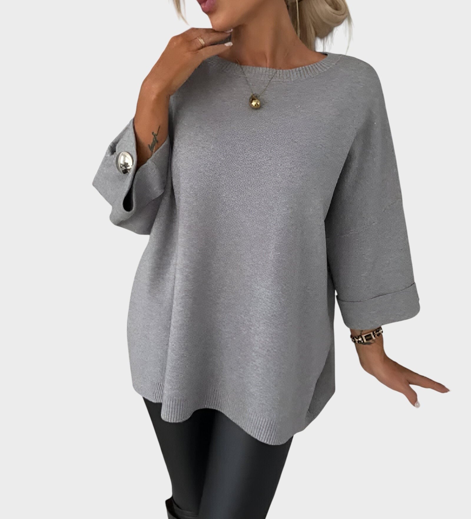 Силвия – Елегантен ежедневен пуловер