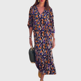 Мирослава - Макси рокля с ретро стил