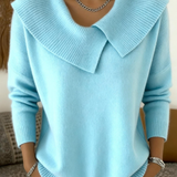 Татяна - Топла блуза с меко яка