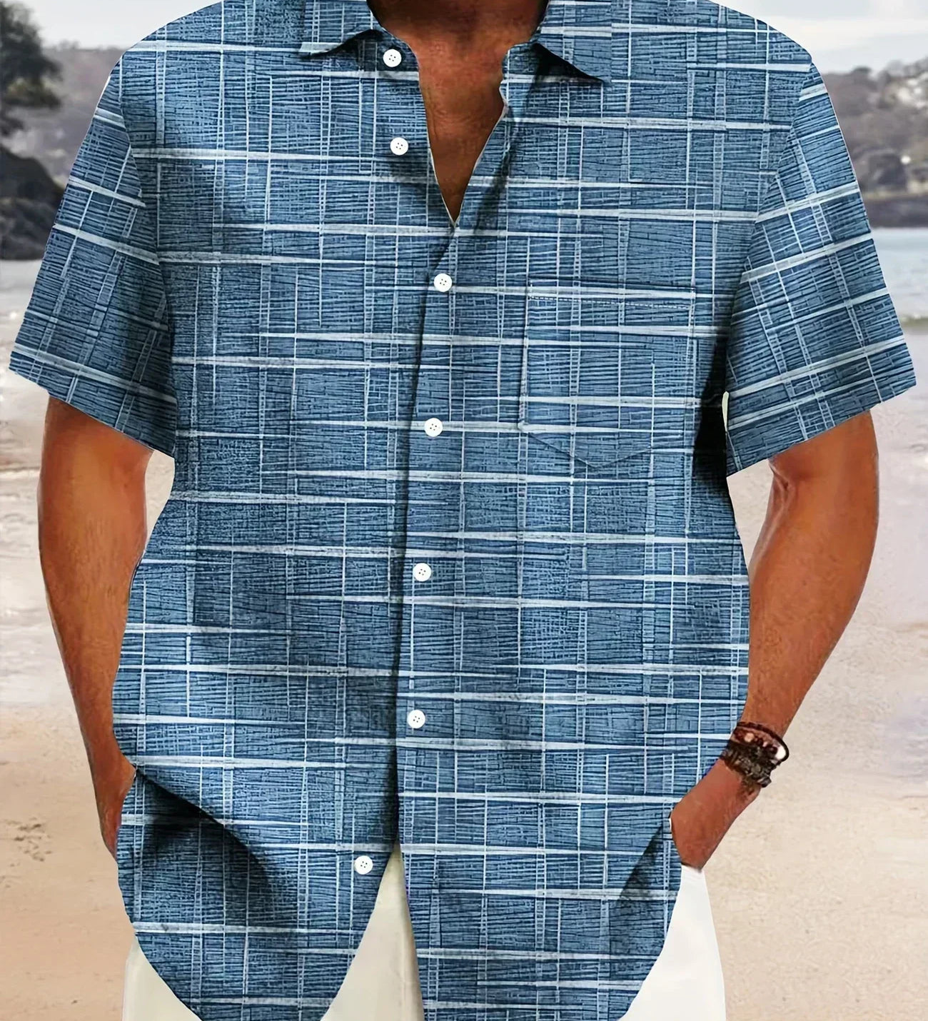 Десислава - Елегантна риза с райе и каре