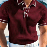 Даниела - Елегантно поло с къси ръкави