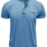 Теодора - Стилна тениска с кръгло деколте и джоб