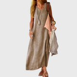 Симона - Лятна рокля с цветен десен