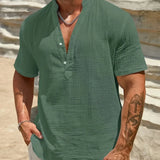 Десислава - Елегантна лятна риза с висока яка