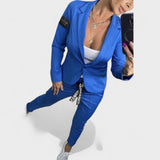 Теодора - Персонализиран комплект: мек сако и широки панталони