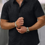 Мария - Лека риза с къс ръкав от лен