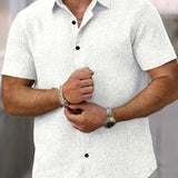 Мария - Лека риза с къс ръкав от лен