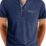 Теодора - Стилна тениска с кръгло деколте и джоб