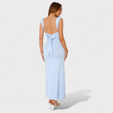 Виктория - Дълга рокля с открит гръб