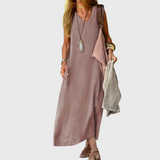 Симона - Лятна рокля с цветен десен