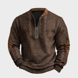 Калина - Пуловер с цип до половината