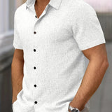 Мария - Лека риза с къс ръкав от лен