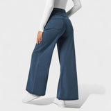 Мира - Дънкови панталони с широк крачол