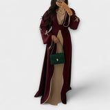 Елена - Кардиган и Рокля в Комбинация с Рейстра Декорация