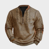 Калина - Пуловер с цип до половината