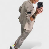 Теодора - Персонализиран комплект: мек сако и широки панталони