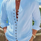 Полина - Лека памучна риза с дълги ръце