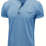 Теодора - Стилна тениска с кръгло деколте и джоб