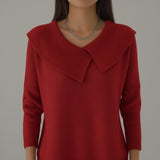 Татяна - Топла блуза с меко яка