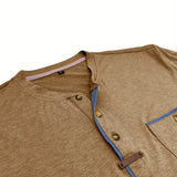 Теодора - Стилна тениска с кръгло деколте и джоб