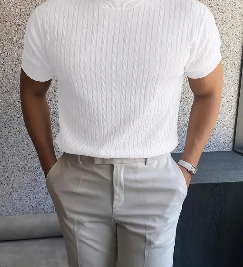 Мария - Елегантен пуловер от трико