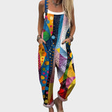 Елена - Релаксиращ цветен комбинезон за всеки ден