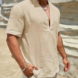 Десислава - Елегантна лятна риза с висока яка