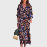 Мирослава - Макси рокля с ретро стил