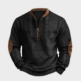 Калина - Пуловер с цип до половината