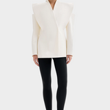 Преслава - Скулптурно сако с акцентирано раме