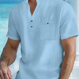 Надежда - Елегантна риза с къс ръкав