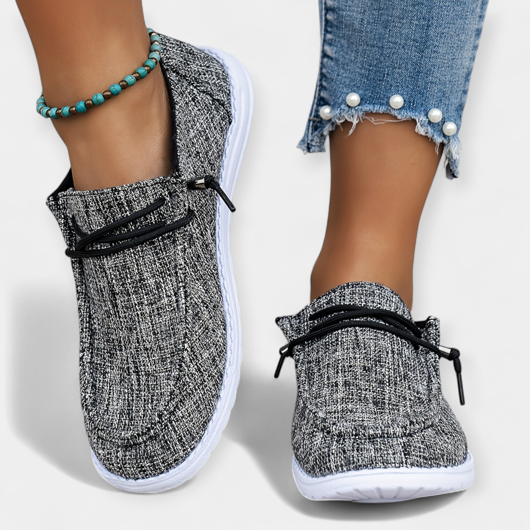 Гергана - Удобни Платнени Обувки за Всекидневна Употреба