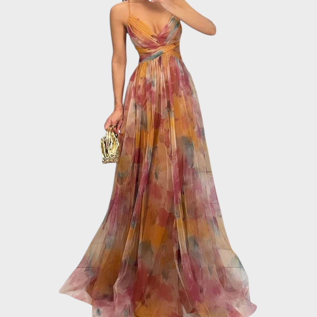 Лилия - Цветна Макси Рокля за Безупречна Елегантност