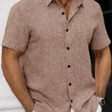 Мария - Лека риза с къс ръкав от лен