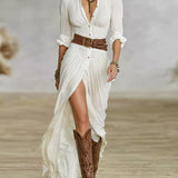 Десислава - Елегантна Плисе Midi Рокля