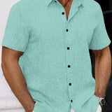 Мария - Лека риза с къс ръкав от лен