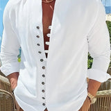 Полина - Лека памучна риза с дълги ръце